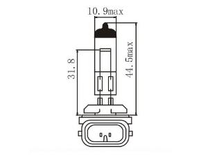 Галогенная лампа H27W/2 (881)