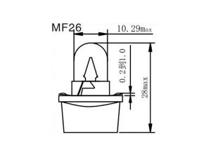 Лампа для приборной панели MF23/25/26/30/T4