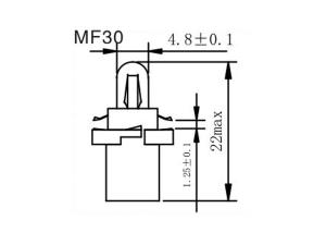 Лампа для приборной панели MF23/25/26/30/T4